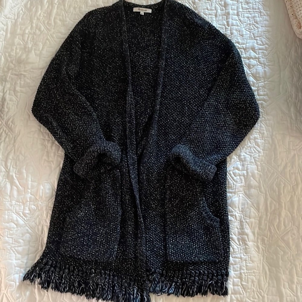 Madewell fringe cardigan